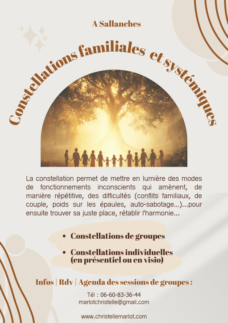Constellations familiales et systémiques Sallanches